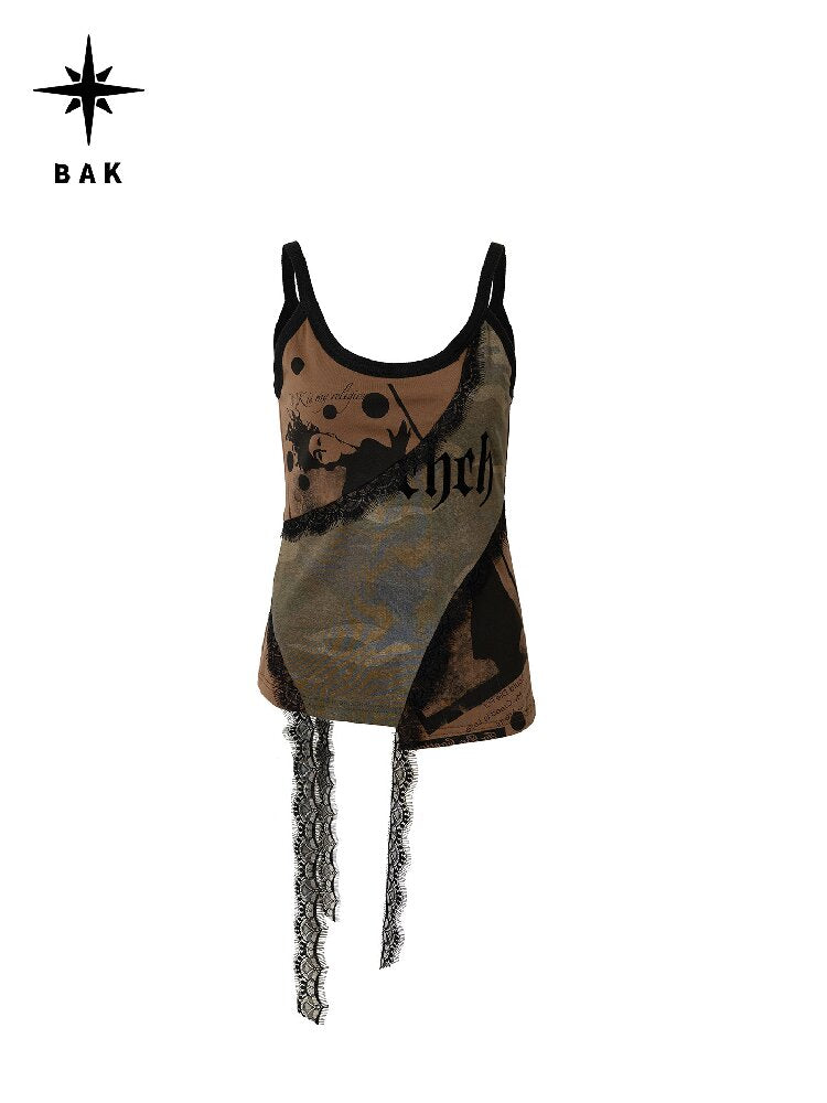 Camouflage Splicing Vest Top【s0000016690】