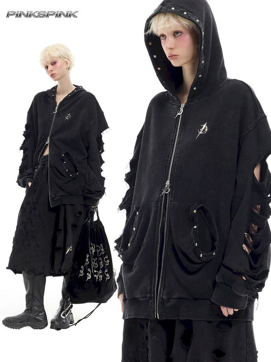 Hooded Cardigan Sweatshirt【s0000012070】