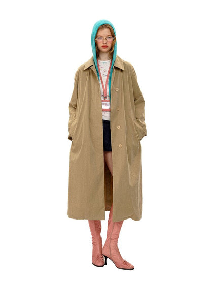Classic Lapel Raglan Trench Coat【s0000016123】