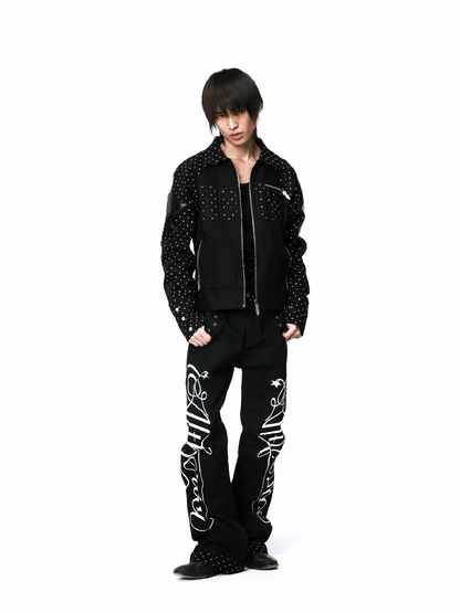 Retro Polka Dot Applique Jacket【s0000018208】