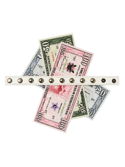 Printed Coins Leather Bracelet【s0000017031】