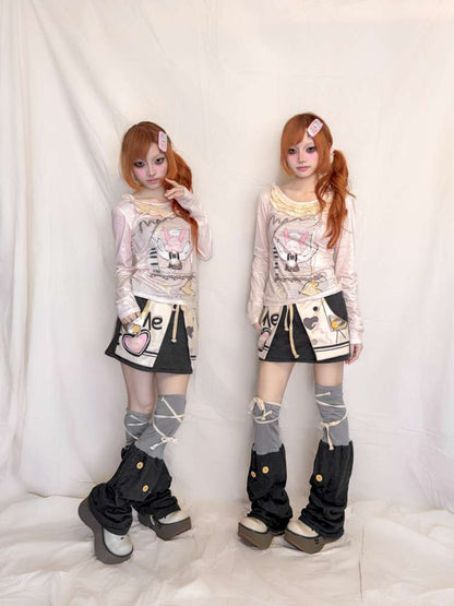 Gilded Heart Mark Pocket Skirt【s0000015397】