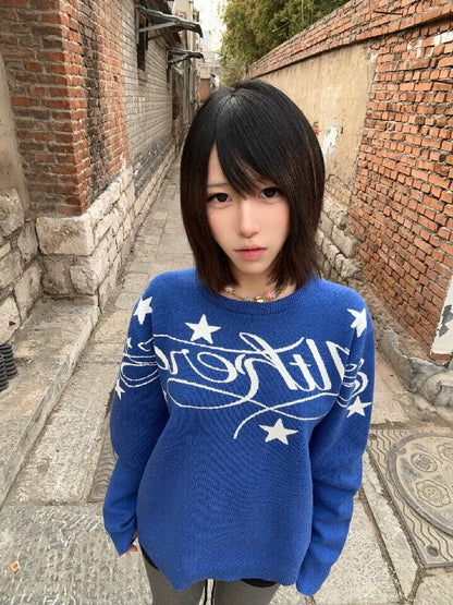 Jacquard Merino Wool Sweater【s0000018232】