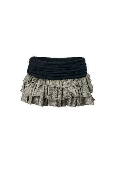 Multi-Layer Pleated Puffy Cake Skirt【s0000012215】