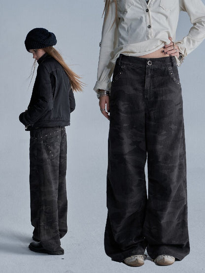Two Color Camouflage Workwear Pants【s0000018465】