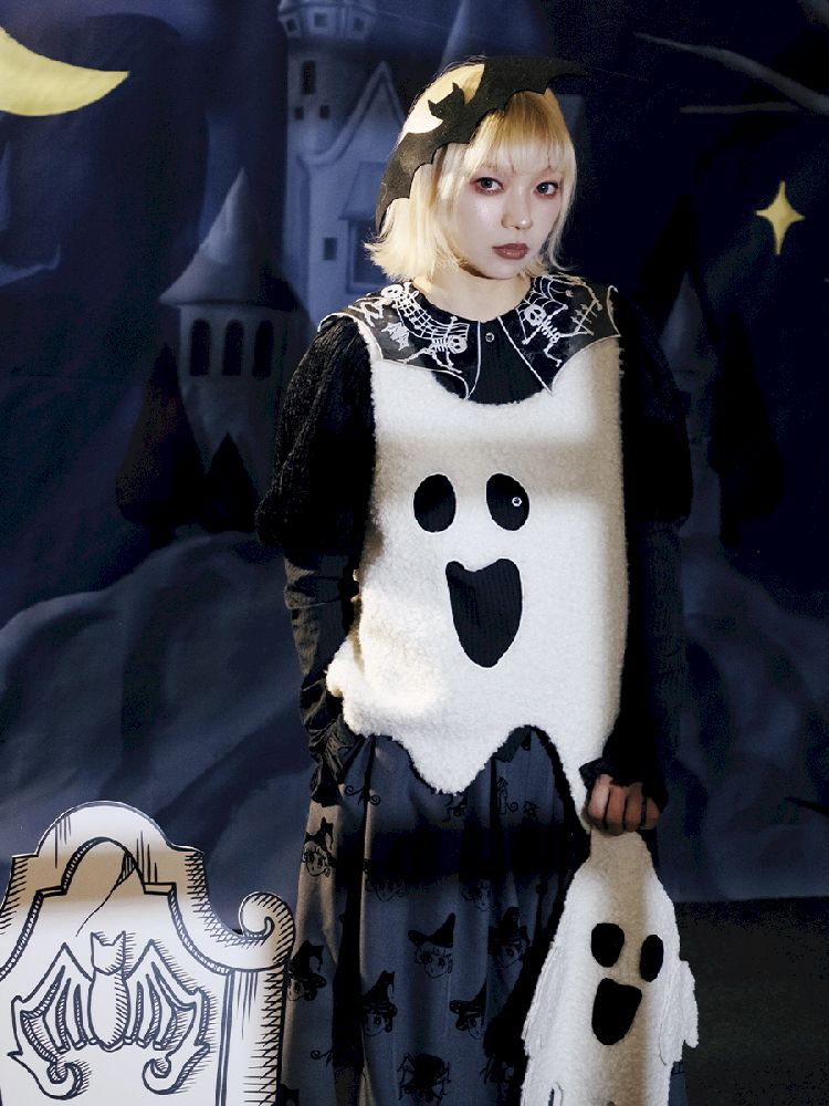 Ghost Ghostface Cutout Vest【s0000011562】