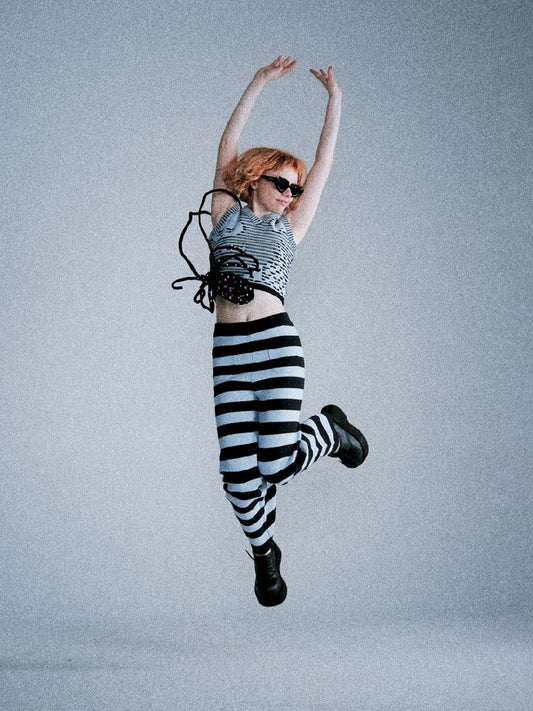 Classic Striped Knit Pants【s0000005392】