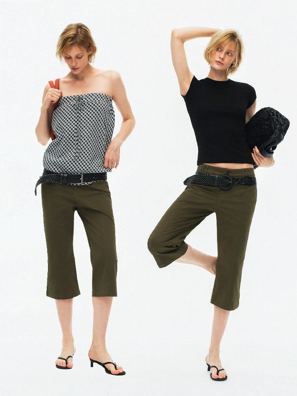 Retro Slim Stretch Cropped Jeans【s0000015927】