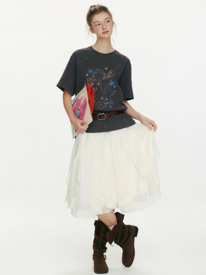 Strawberry Musician Cotton T-Shirt【s0000015669】