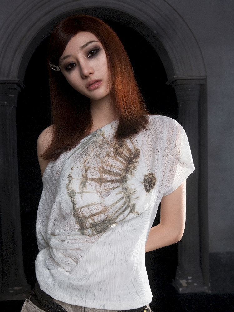 One neck short sleeve t-shirt【s0000012314】