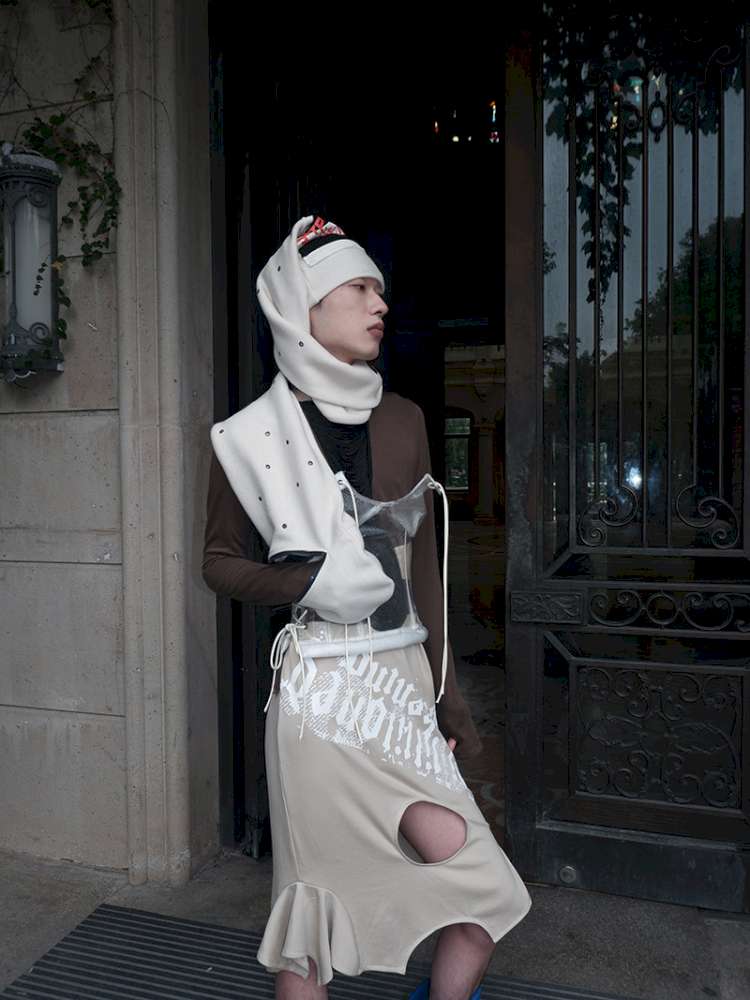 Printed Bondage Transforming Dress【s0000015143】