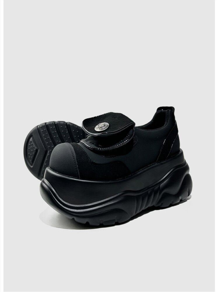Platform Muffin Casual Leather Shoes【s0000015710】
