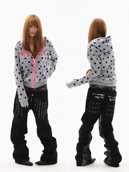 Wasteland Camouflage Stacked Jeans【s0000018346】