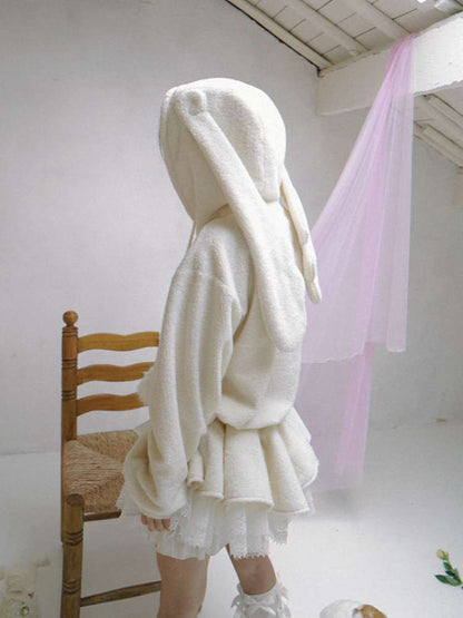 Plush Angel Ears Low Waist Dress【s0000014941】