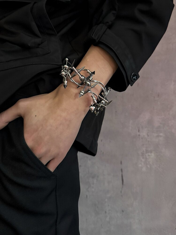Avant-Garde Punk Futuristic Bracelet【s0000018880】