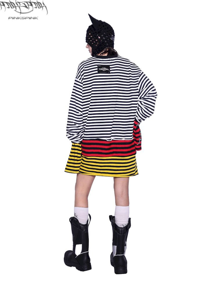 Stacked Stripe Sweatshirt T【s0000009943】