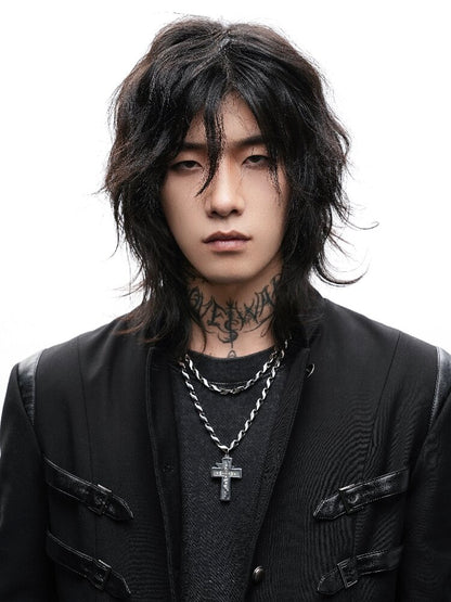 Simple Long Cross Pendant Necklace【s0000018985】