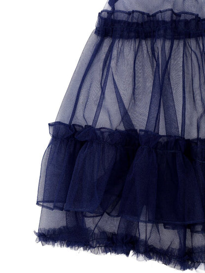 Layered Lace Rigid Mesh Dress【s0000016076】