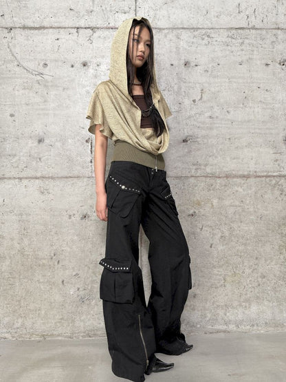 Wide Leg Narrow Crotch Work Pants【s0000012705】