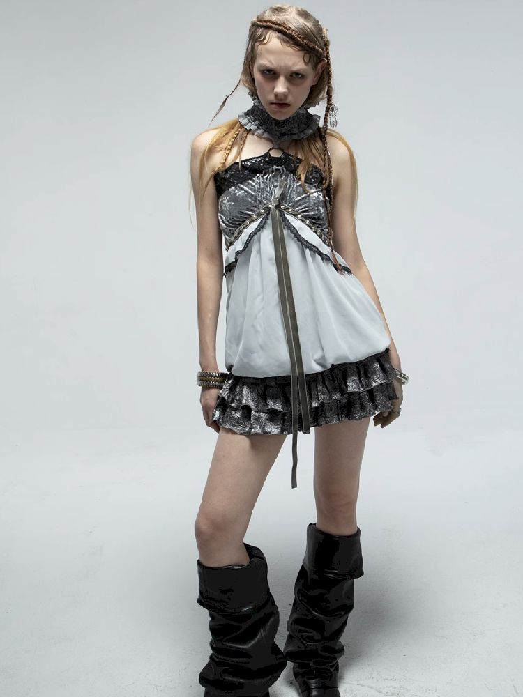 Vacation Halter Plunge Top【s0000012208】