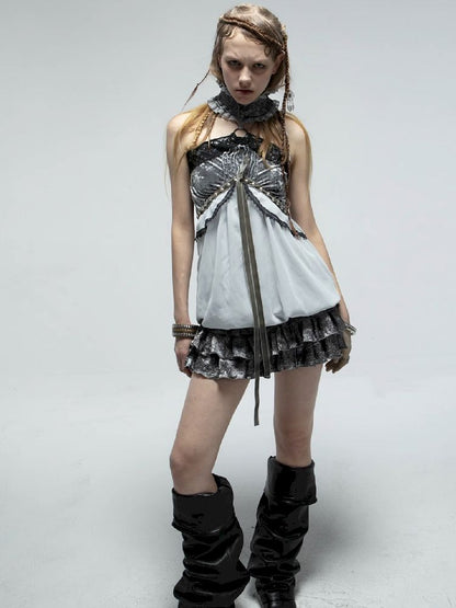 Vacation Halter Plunge Top【s0000012208】