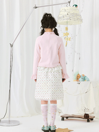 Patchwork Double Color Half-body Skirt【s0000011941】