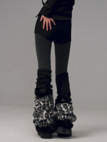 Warm Fleece Thickened Slim Leg Leggings【s0000014702】