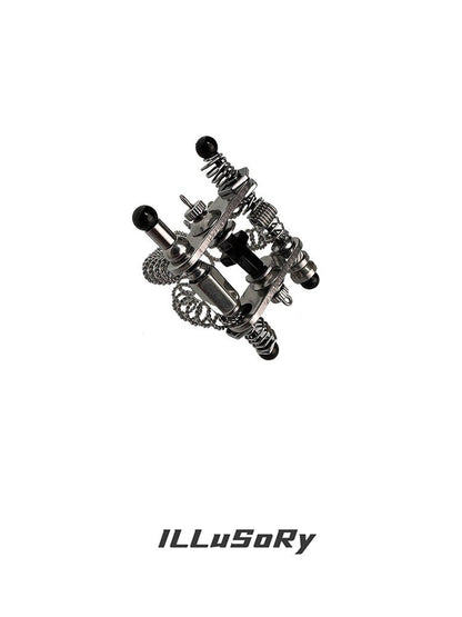 Handcore Punk Style Spring Ring【s0000018887】