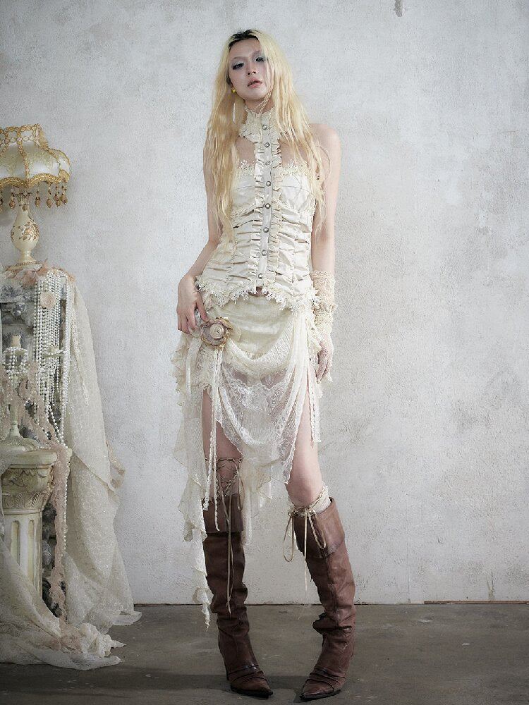 Vintage Court Baroque Mermaid Skirt【s0000017990】