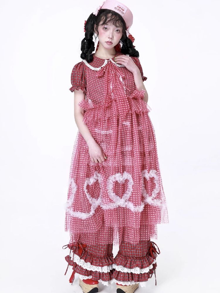 Retro Mesh Hooded Dress【s0000012194】