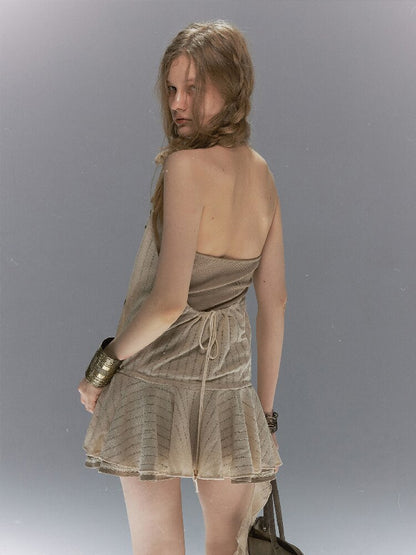 Island Dream Ruffled Lace Dress【s0000017038】