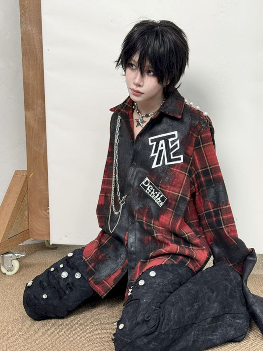 Stained Shirt Jacket【s0000013715】