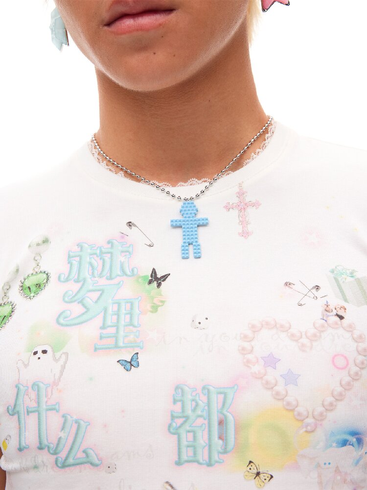 Rivet Humanoid Design Necklace【s0000016931】