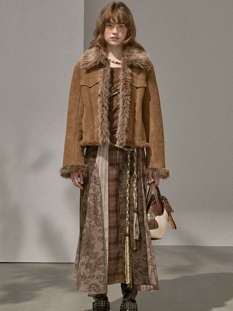 Faux Fur Collar Jacket【s0000014409】