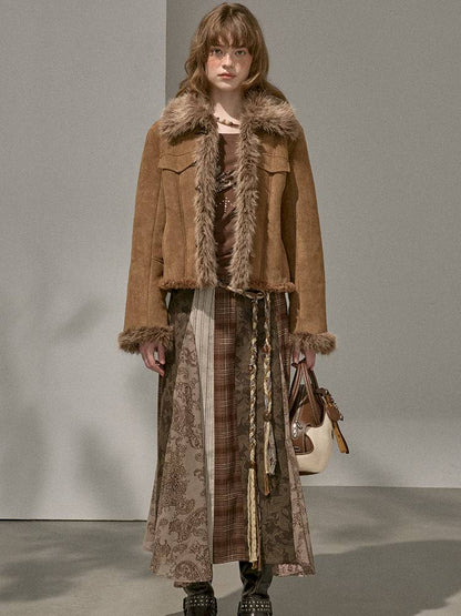 Faux Fur Collar Jacket【s0000014409】