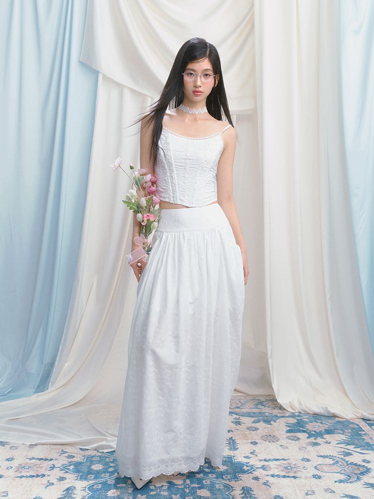 High-Waisted Half-Length Skirt【s0000012154】