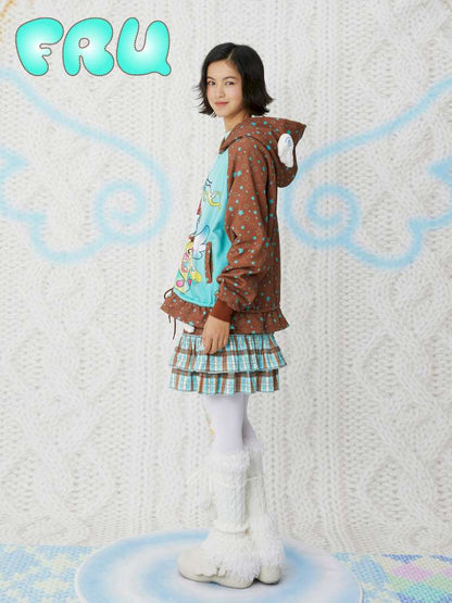 Printed Mint Chocolate Casual Sweatshirt【s0000014851】