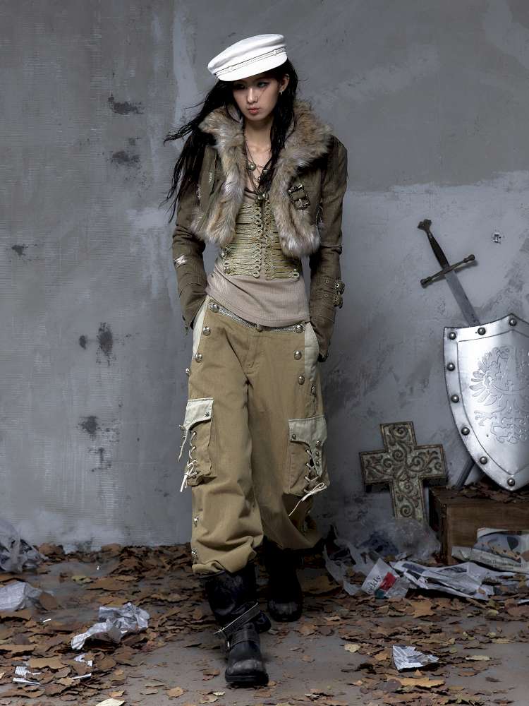 Vintage Punk Court Lantern Trousers【s0000014650】