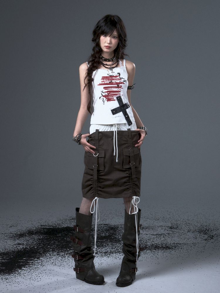 Slim thin top camisole undershirt【s0000012340】