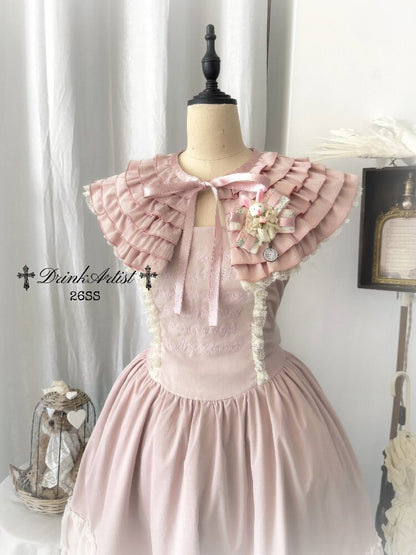Original Lace Mesh Embroidered Skirt Set【s0000016890】