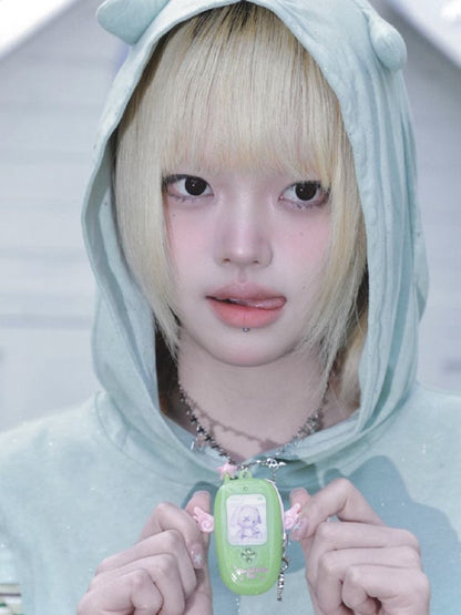 Clover Wings Angel Vintage Cell Phone Necklace【s0000012204】