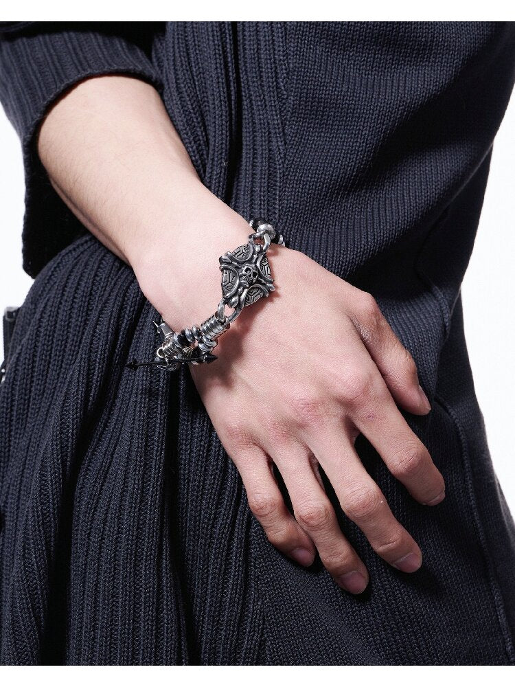 Handmade Punk Mechanical Wristband【s0000018848】