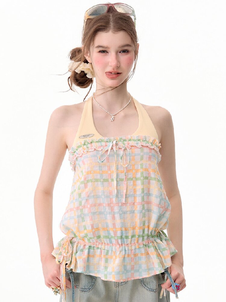 Halter Slimming Top With Camisole【s0000017679】