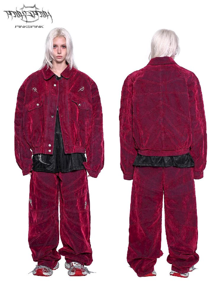 Y3K 벨벳 데님 재킷 [S0000011023]