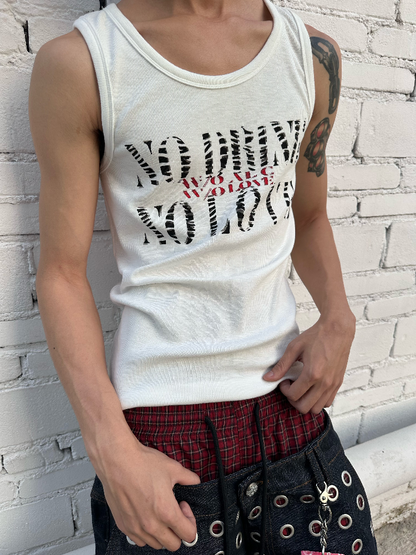 N.D.N.G Monogram Print Street Vest【s0000016968】