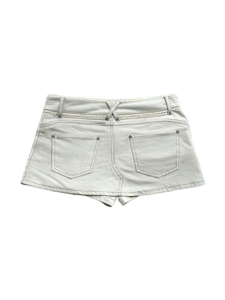 Love Letter Embroidered Shorts【s0000017979】