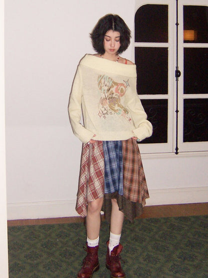 Gummy Bear Graffiti Pullover Sweater【s0000015459】
