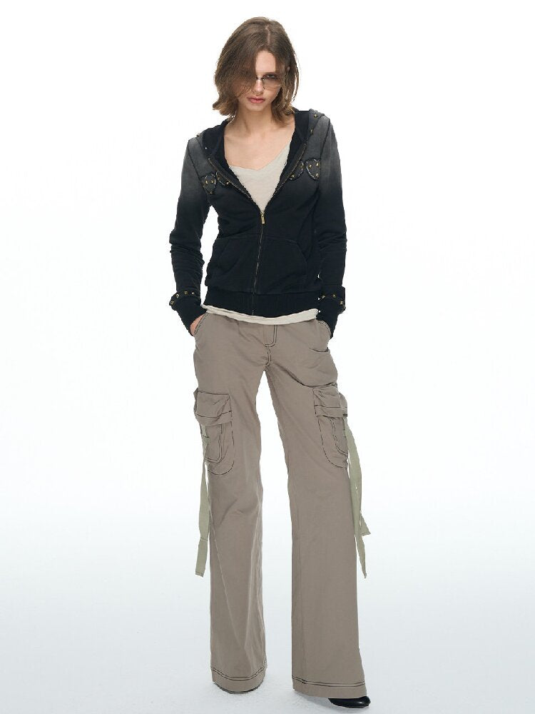 Large Pocket Topstitch Cargo Pant【s0000015860】