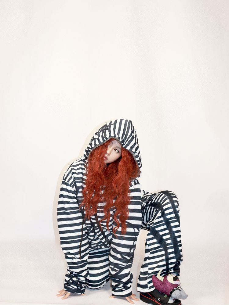 LEEDARK COTTON STRIPED SWEATSHIRT [S0000010858]