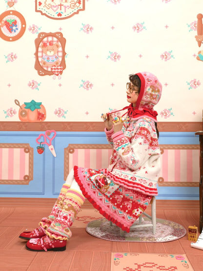 Pink Rabbit Mink Fur Lace Hat【s0000015578】